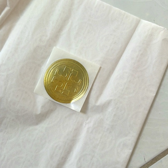 TORY BURCH LARGE SHOPPING BAG 16”x 12” x 6”, Tory Burch Tissue Paper & Sticker - Picture 6 of 6